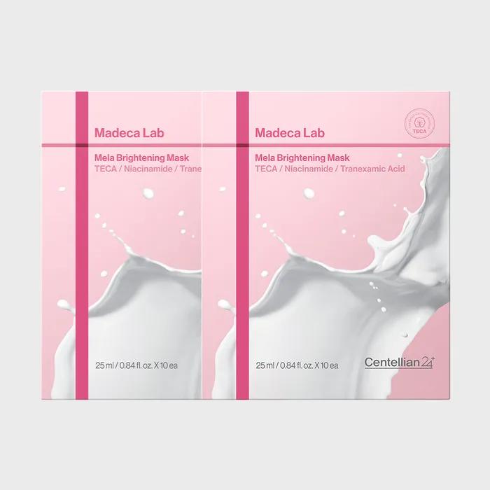Centellian24 Madeca Lab Mask Mela Brightening 10 Sheets x 2 Pack Dark Spot Whitening