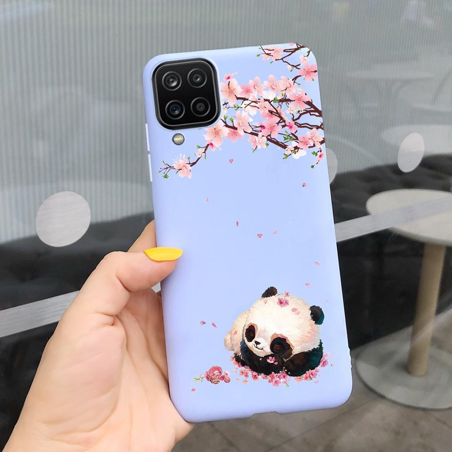 Für Samsung Galaxy A12 Hülle M12 F12 Cue Süßigkeiten Bemalte Abdeckung Weiche Silikon Handyhülle Für Samsung A12 M 12 GalaxyA12 Coque Bumper