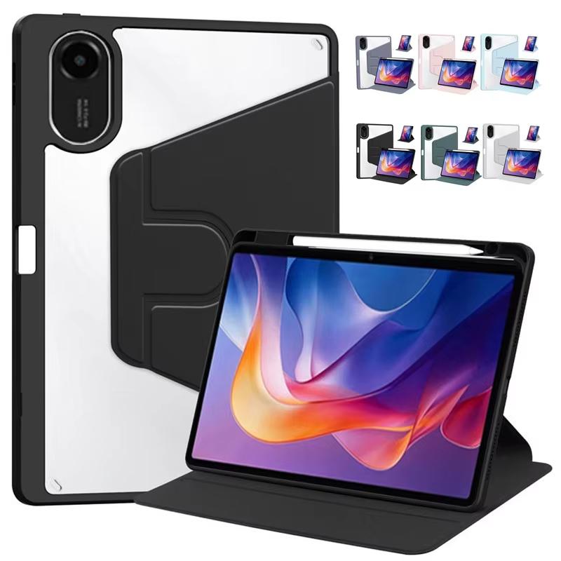 360° Drehbares Smart Case für Redmi Pad SE 11 2 11 Hülle Drehabdeckung Xiaomi Mipad 6 5 11 7 7s PRO 11.2 12.5 6s 12.4 Max 12.1