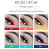 12 Farben mehrfarbig Schwarz Flüssiger Eyeliner Stift Wasserdichter Stift Lang anhaltendes Augen-Make-up Make-up Frauen Augen Kosmetik