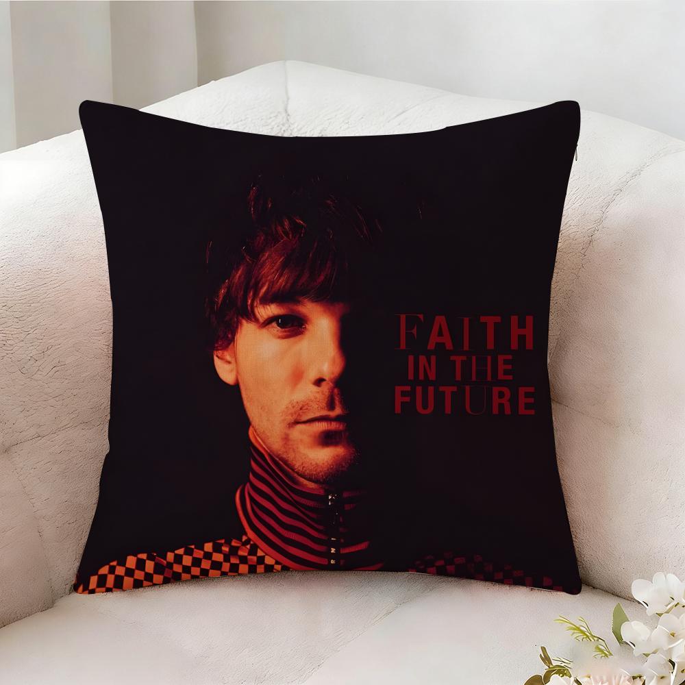 Louis T-Tomlinson Singer Pillow Case Pillowcase, Double-sided Printed, Sofa Cushion, Bedroom Headboard Pillow