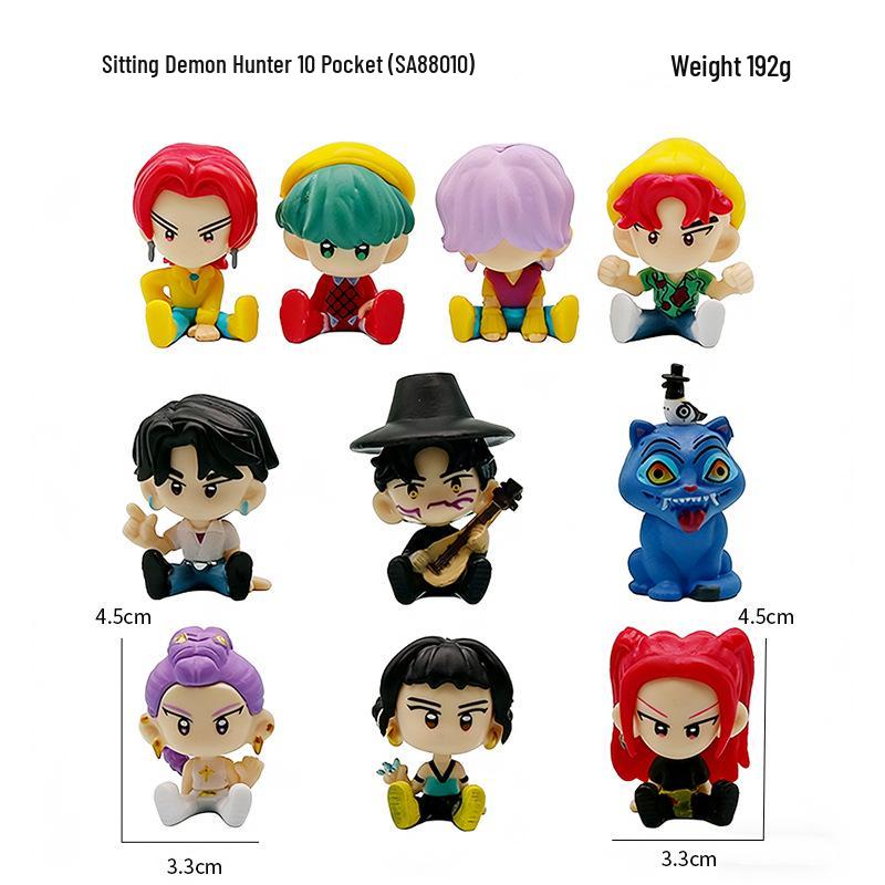 Фигурка Охотника на Демонов, сидячая поза: Модный автомобильный и настольный орнамент