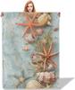 Toasty Breakfast Throw Blanket 50x60 Inch, Quirky Food-Themed Blankets for Kitchen or Dining Area, Playful Toast and Butter Patt
