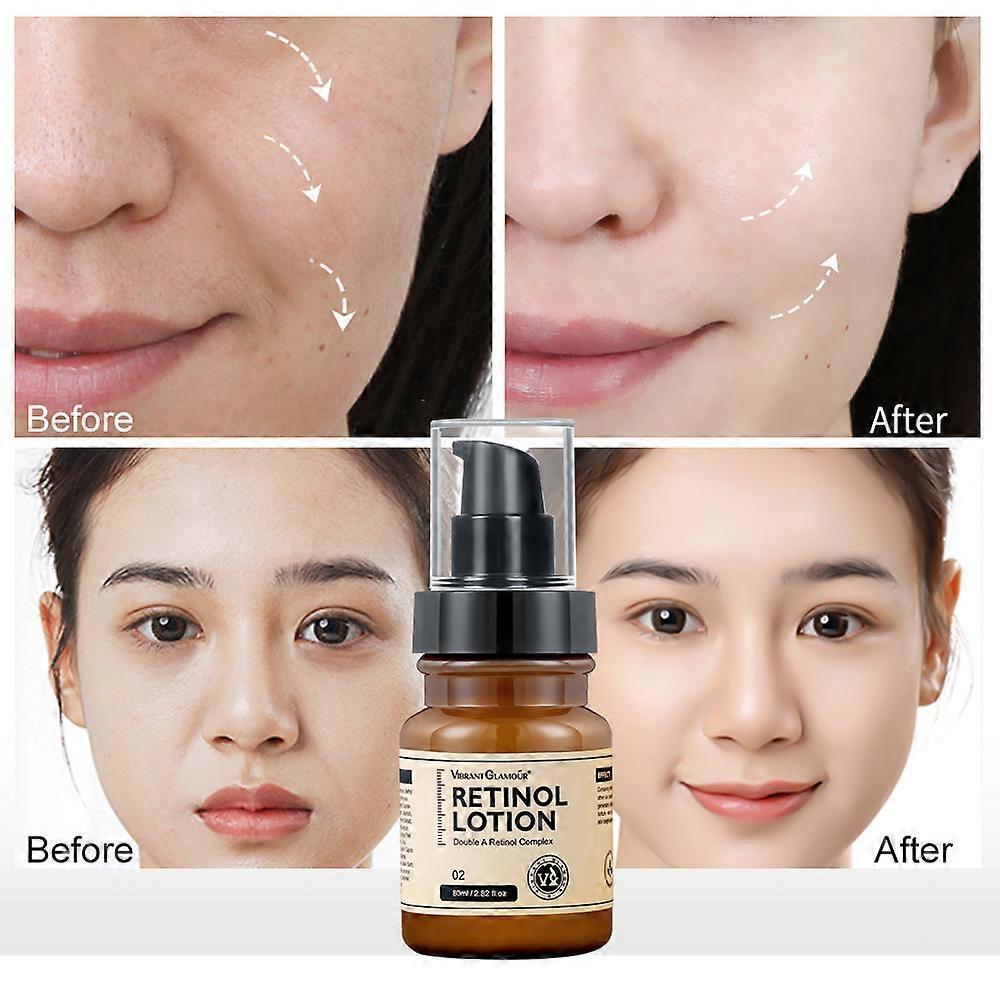 Retinol Serum 80ml Hydrating Brightening Anti-Wrinkle Firming Cream for All Skin Types