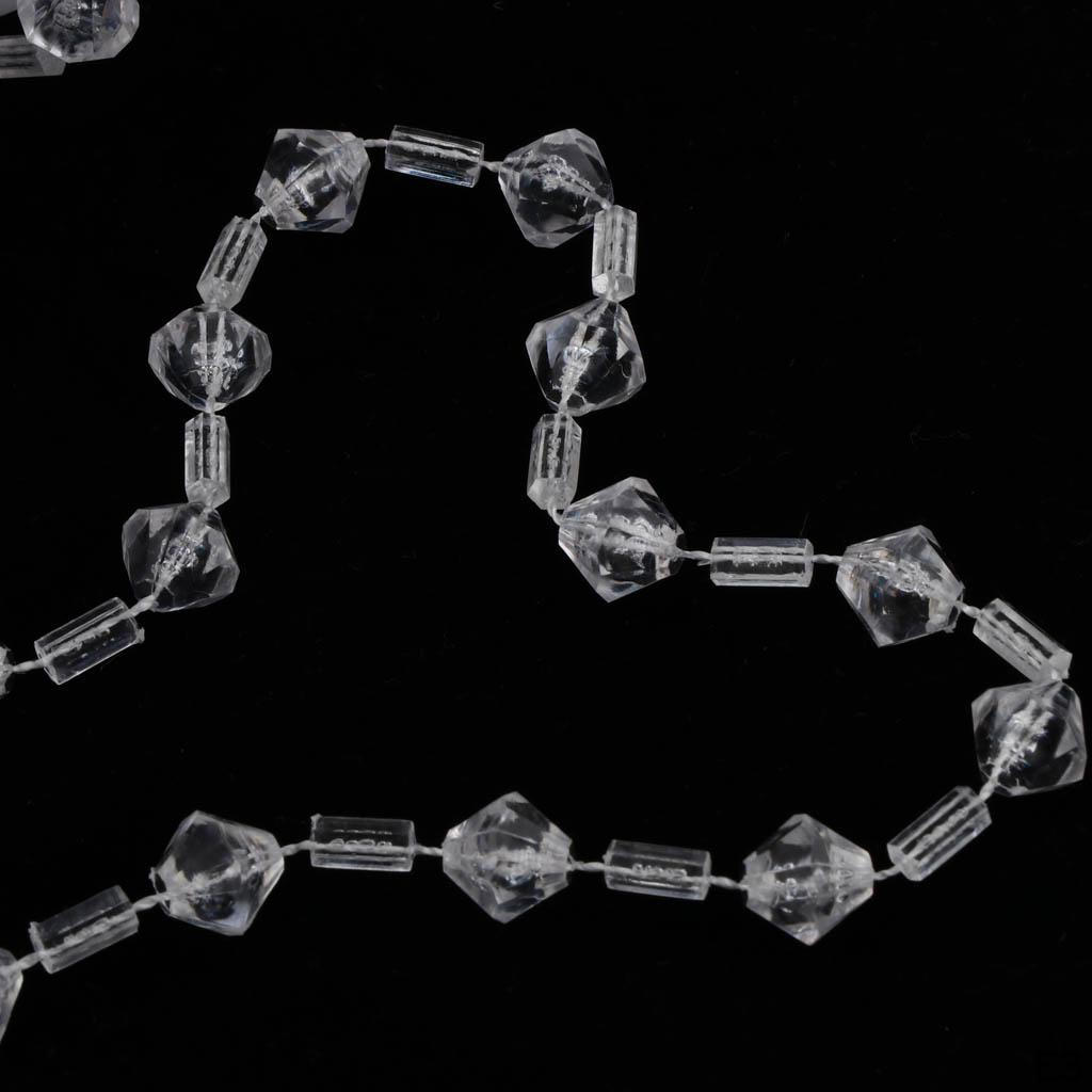 20 5m Wedding Christmas Acrylic Beads Strand