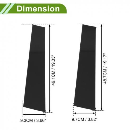 4 Pcs Pillar Window Trim for Dodge for Ram 2009-2018