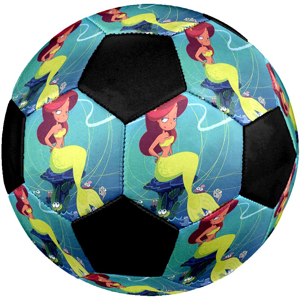 Zig & Sharko Theme Size 5 Soccer Ball, Suitable for Both Indoor and Outdoor Matches, a Gift Suitable for Everyone.