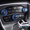 Car AC Switch Trim Ring Knob Cover For Chrysler 300 2011 -  Accessories Blue