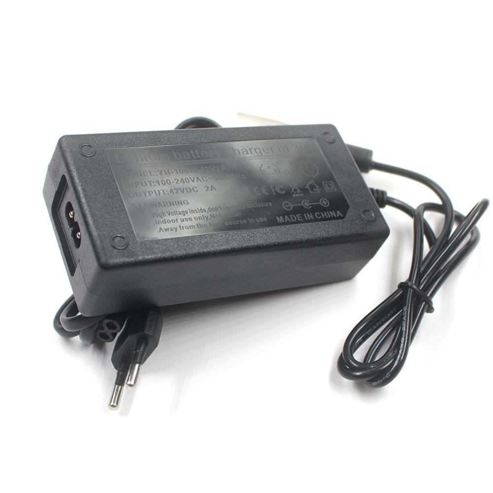 24V 29.4V 2A / 36V 42V 2A / 48V 54.6V 2A For Littium Battery Li Ion Li-ion Charger DC Plug XLRM 3P 18MM