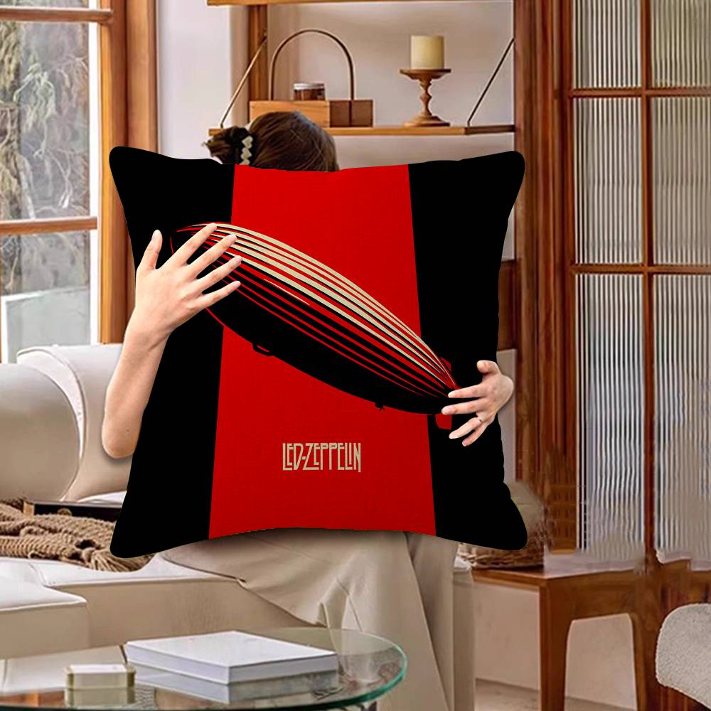 Band L-Led Z-Zeppelin Kissenbezug Toon Geschenk Kissenhülle Schlafzimmer Zuhause Sofa Stuhl Sitz Dekor Kissenhülle