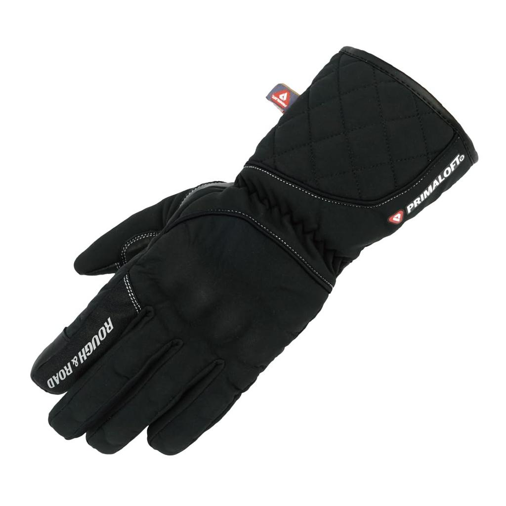 Primaloft CK Winter Gloves for RR8660BK3 ROUGH&ROAD Motorcycles, Black, Large,