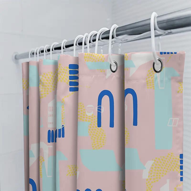 Shower Curtain Botanical Floral Nature Greenery Bathroom Decor Set Waterproof Vintage Farmhouse Style Home Decor