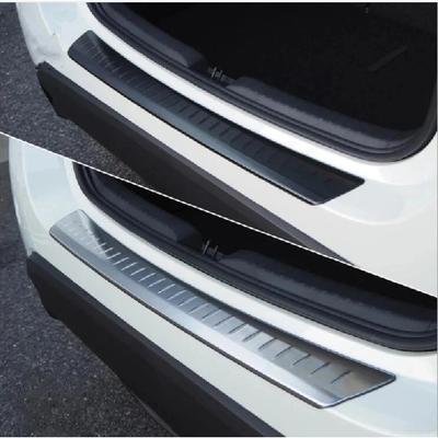 For Toyota Yaris Stainless Steel Outer Rear Bumper Protector Sill Trunk Rear Guard Plate Cover Trim Accessories