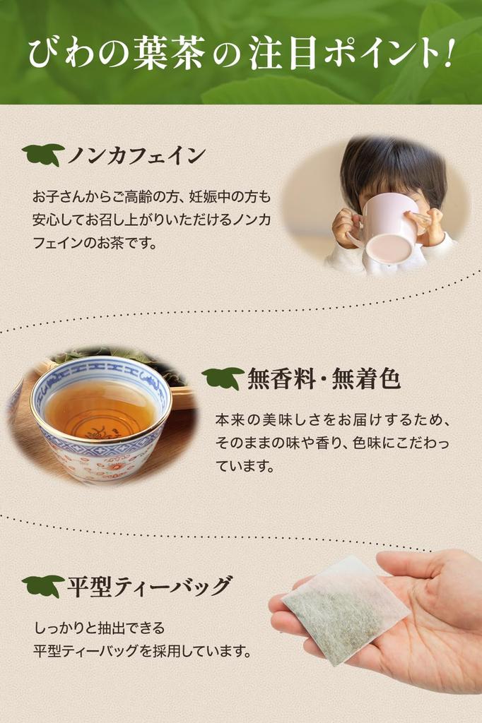 by a Doctor and a Registered Saiwa Shoten Loquat Leaf 70 Tea Loquat Leaves from Tokushima Loquat Healthy Tea Tea [Supervised Dietitian] Tea, Bags,