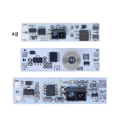 LED Dimming Control Lamps Active Components for Wardrobe Cabinet Hand Switches Module 5V-24V 3A Scan Hand Sensors