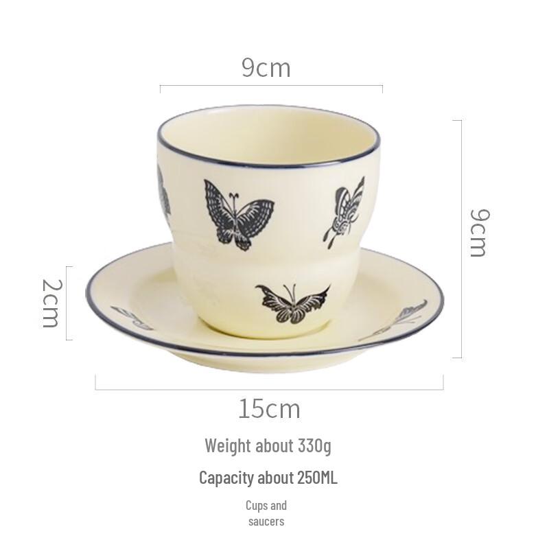 

Shangqi Ceramic Coffee Cup and Saucer Set