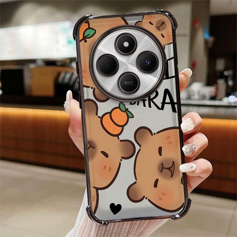 

Phone Cover Case for Xiaomi Redmi 14C A3X K80 5G A5 13C A3 K80 Pro Cartoon Capybara Redmi 14C