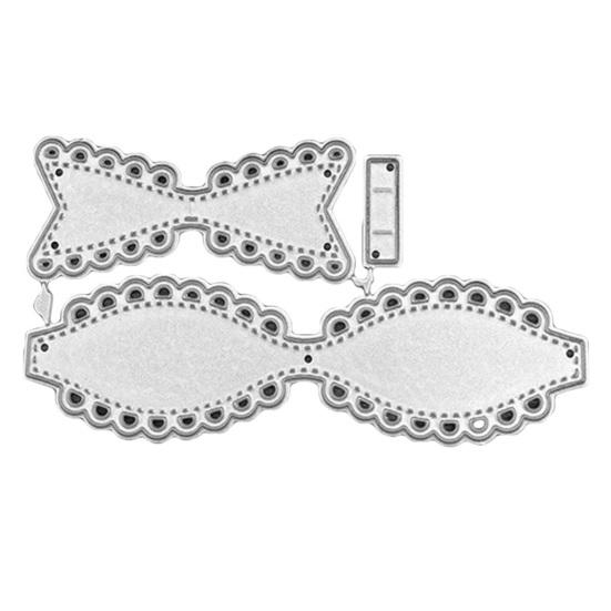 

1 комплект, вырубные штампы, дизайн с бантом, многоразовые углеродистые стали, сделай сам, украшение для открытки, трафаретная форма для альбома серебряный