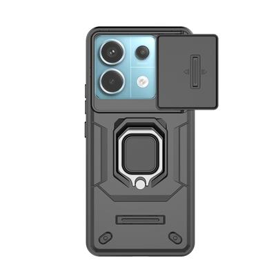 Für Xiaomi Redmi Note 13 Pro 5G Hülle Abdeckung Redmi Note 13 Pro Capas Stoßfeste Handy Bumper Ringhalter Fundas Redmi Note 13 Pro
