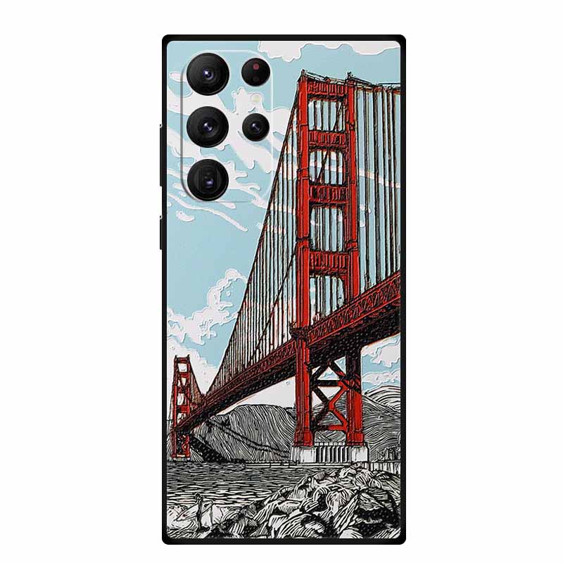 3D Emboss Case For Samsung Galaxy S25 Ultra Phone Case Soft Silicone Coque For Samsung S25 S23 S22 S24 Ultra Back Cover Case Bag