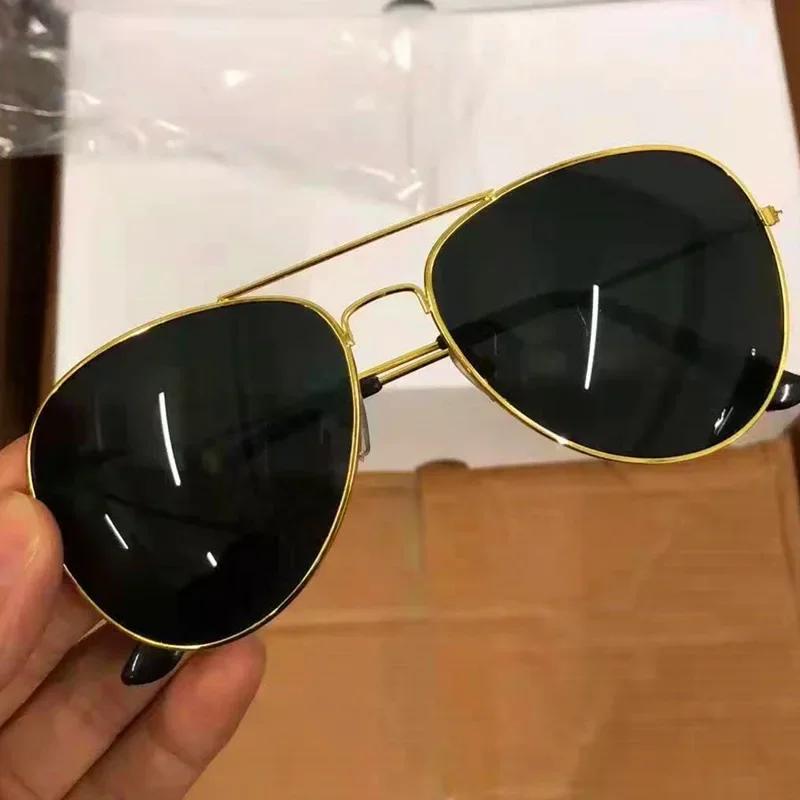 Fashion Sunglasses for Women Men Pilot Round Gradient Mirror Wen Outdoor Driving Glasses Oculos Sunglasses Men