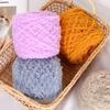 Three-Strand Coral Velvet Yarn for Hand-Knitted Scarf, Baby Yarn, Medium-Thick DIY Projects