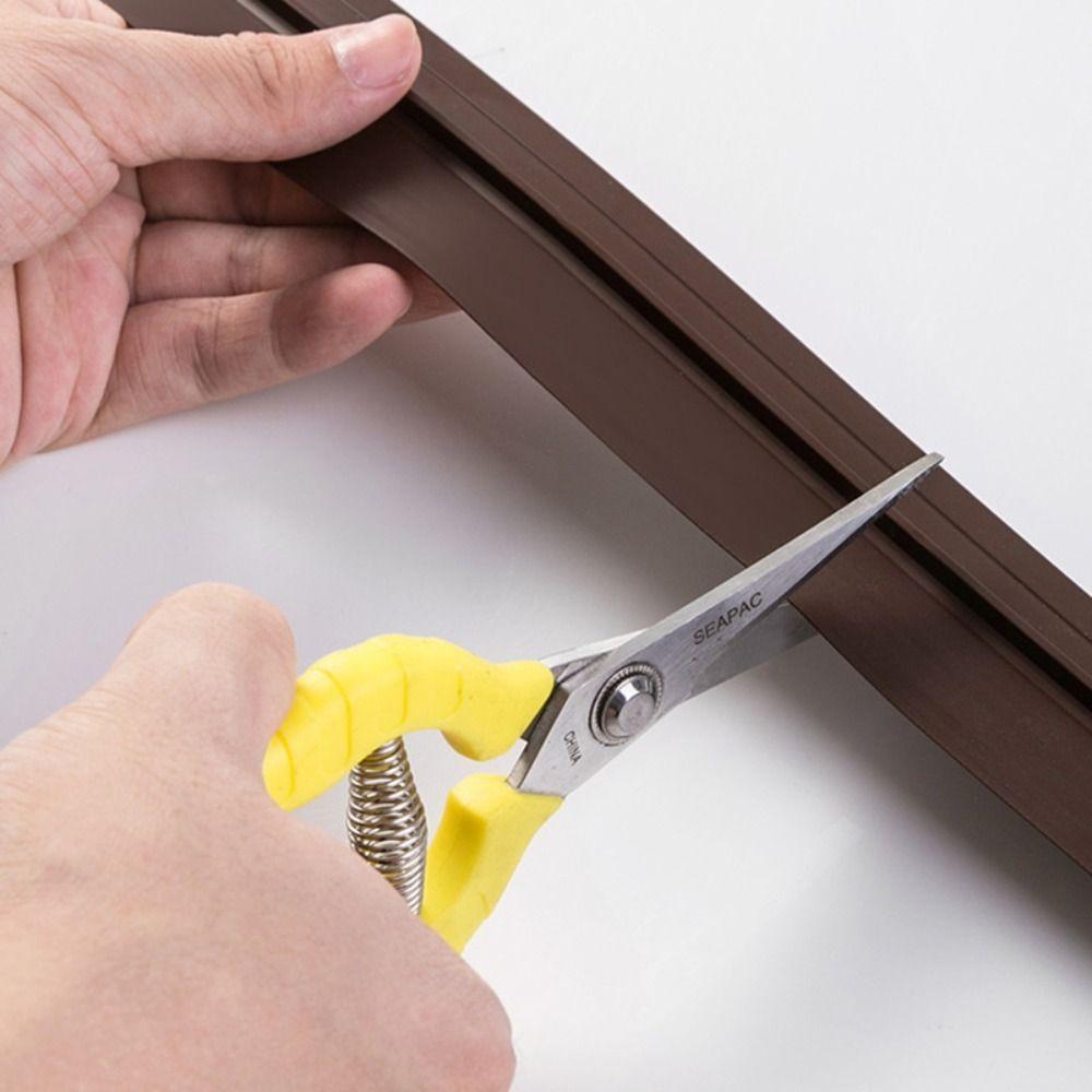 Solid Color Waterproof Seal Strip Self-Adhesive Storm Plug Door Foldable Door Bottom Seal  Window