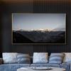 Mount Fuji Snow Mountain Posters and Prints Black and White Nature Landscape Canvas Painting Wall Art Pictures Home Decoration