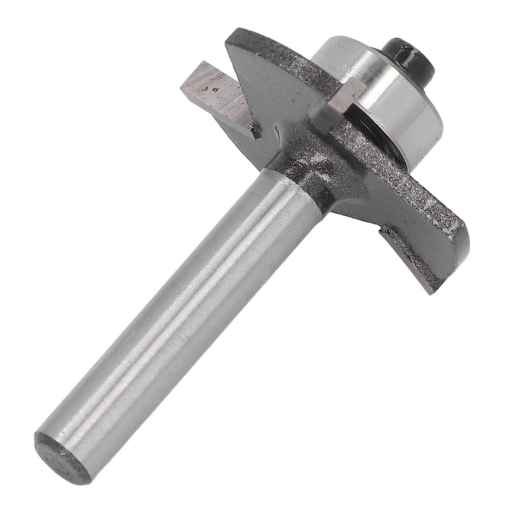 T-förmiger Fräser 1/4 Zoll Schaft 1/8 Schneidenhöhe Lager 3 Zähne Nutfräser für Holz Sperrholz