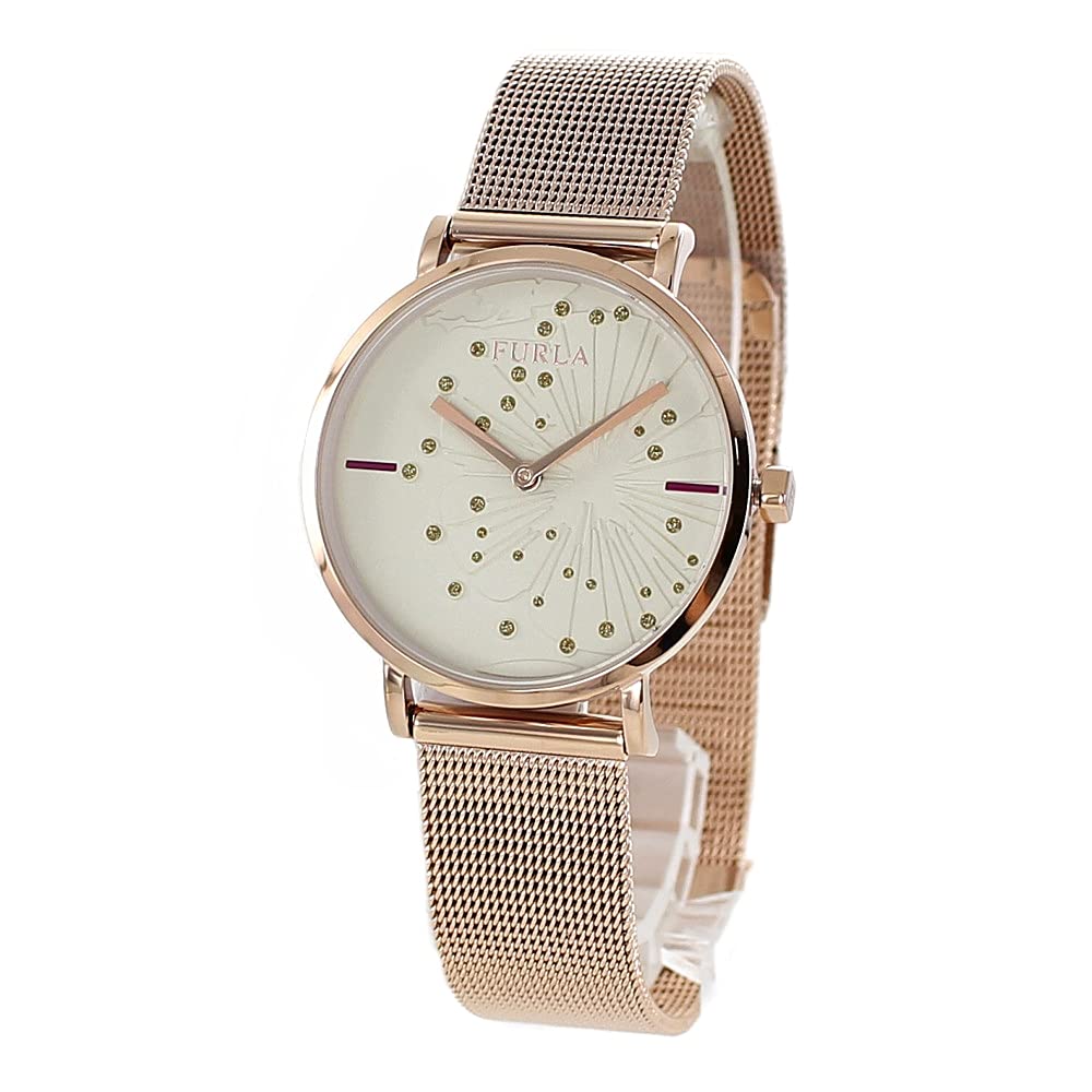 

DIANA Золотий Чорна Шкіра R4253108501 Годинник [Furla] Жіночий [Товар]