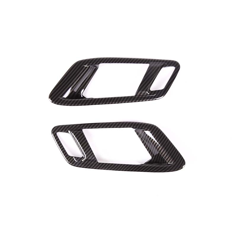 

ABS Carbon Fiber/Red For Toyota Supra GR MK5 A90 2019-2026 Door Inner Door Bowl Handle Frame Stickers Interior Accessory