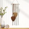Macrame Tapestry Macrame Leaves Woven Tapestry Wall Hanging Decor for Living Room Bedroom Boho Wall Art Boho Home Decor