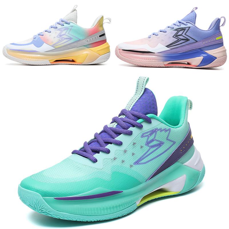 Blitz Basketball Shoes Men's Friction Shoes Guard Actual Combat Youth Sneakers Genuine Women's Low-top Children's Sneakers