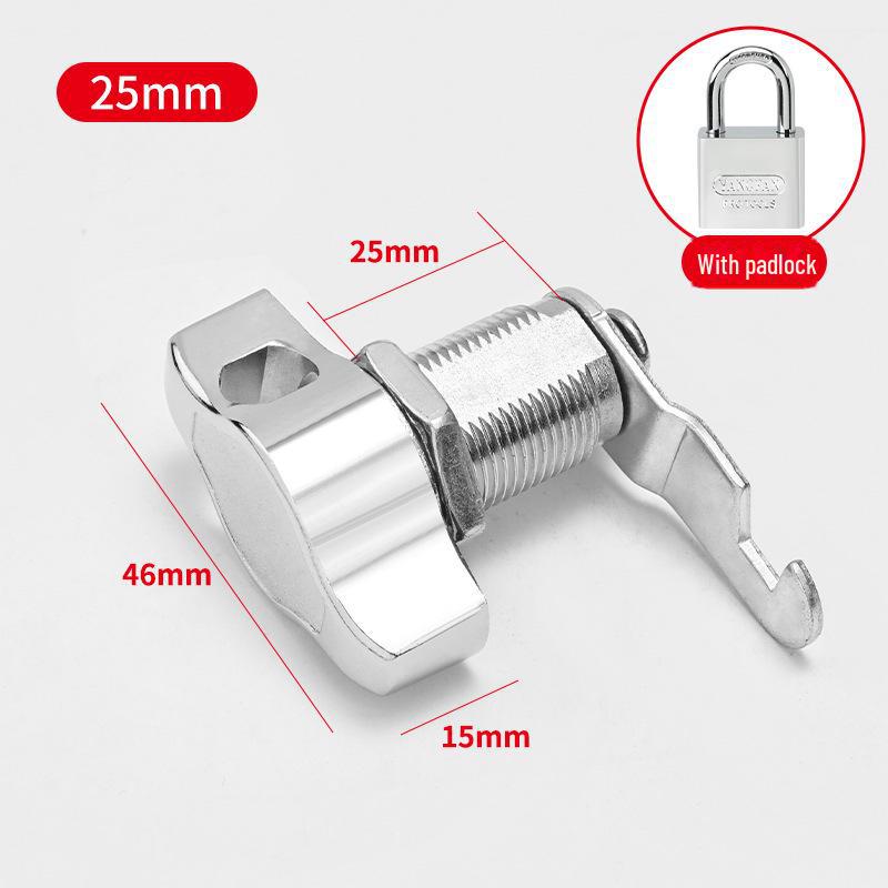 Schlüsselloses Nockenschloss für Kleiderschränke, Studentenschränke und Briefkästen