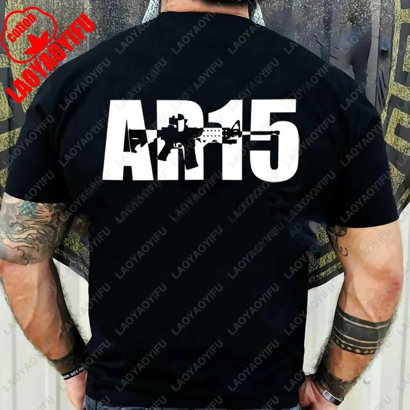 I Lubricate My AR15 with Liberal Tears Gift TShirt Vintage Classic Fashion Streetwear Funny Clothing Regular Short Sleeve Tops