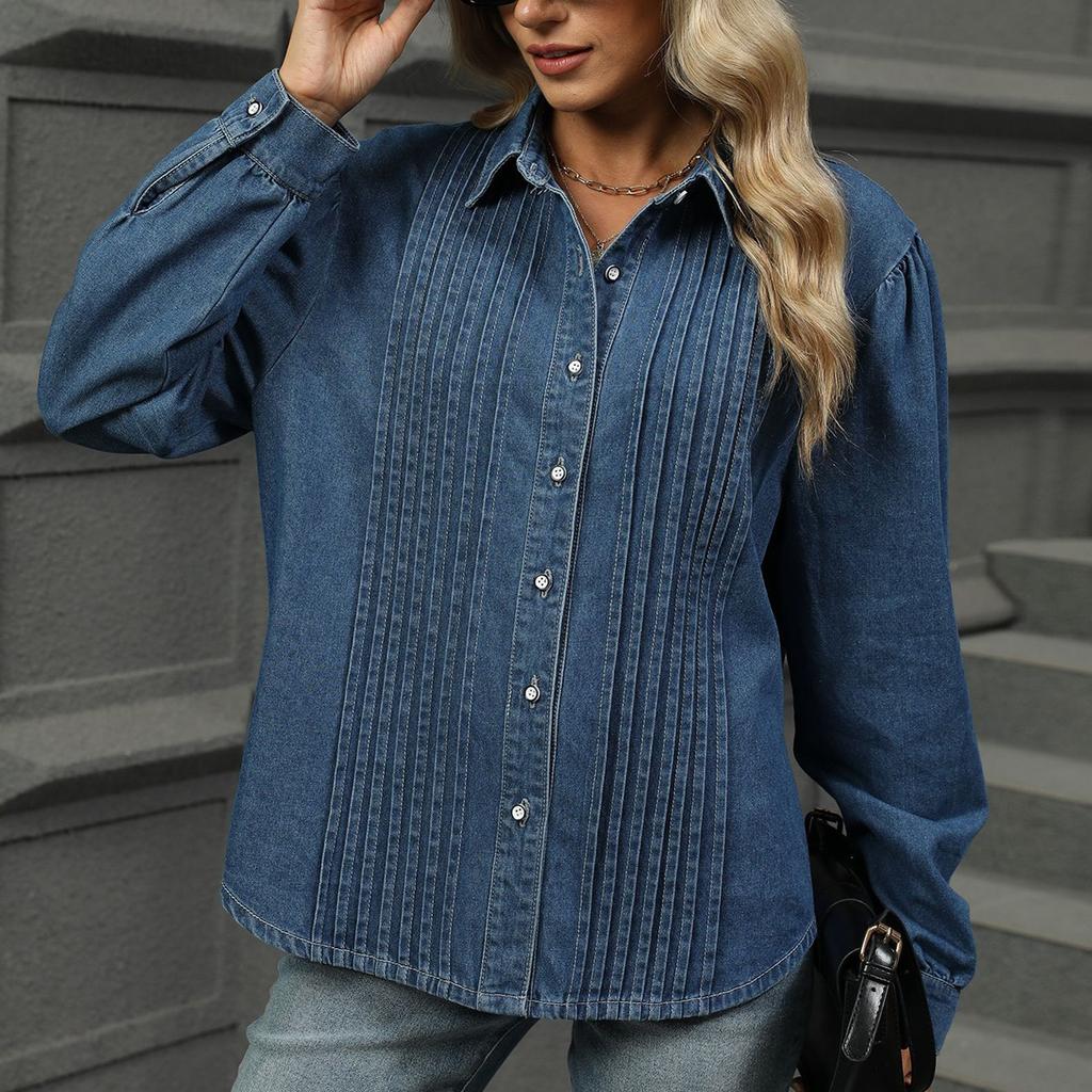 Damenmode Lässig Einfarbig Jeansjacke Kurzes Oberteil