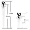 10 Pieces 15mm Boilie Screw Peg with Swivel Accessories Hook Surface Rig for Carp Fishing Boilies