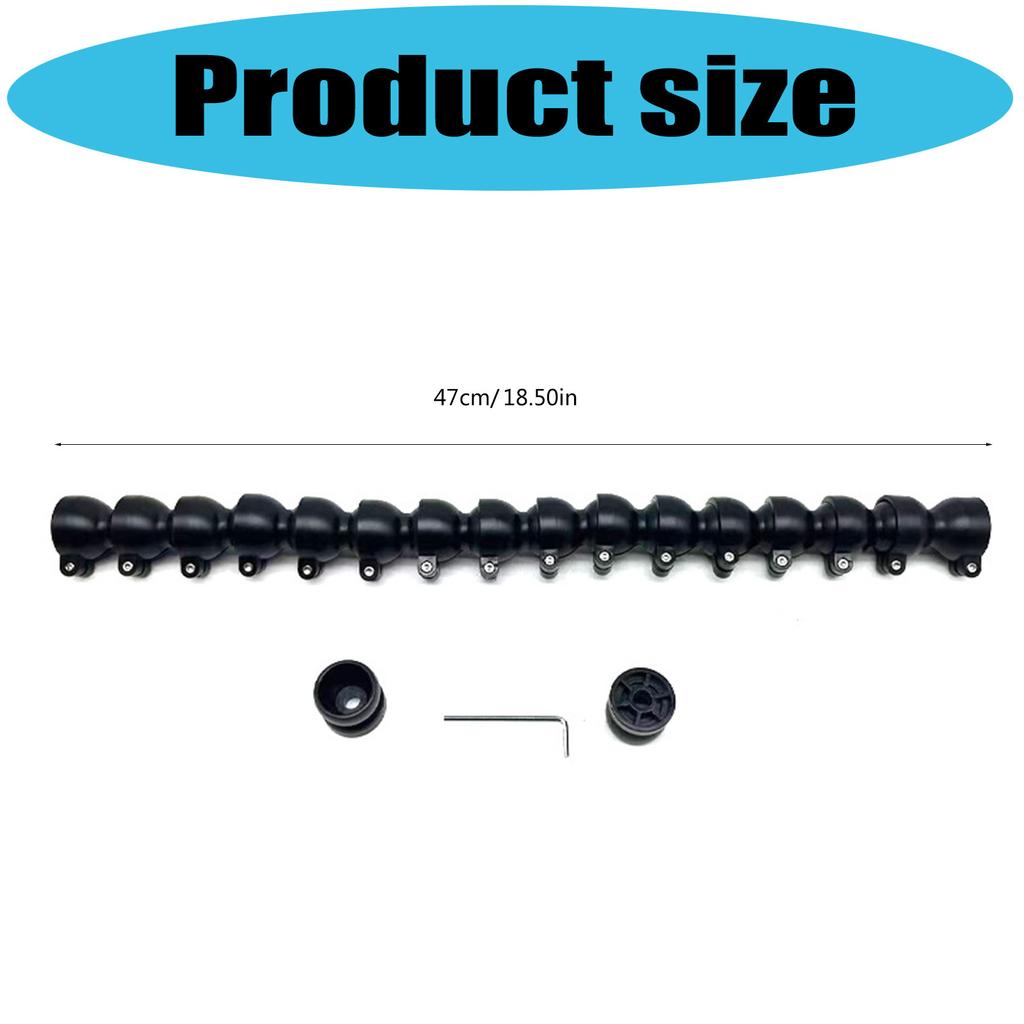 Plastic Bracket Flexible Stand For Dent Repair Auto Body Leveling Light Featuring Angles Adjustable Arm Design
