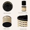 Durable Large Capacity Cosmetics Storage Rack Versatile Multiple Compartments Lipstick Organizer Rotating Pencil Box for Women