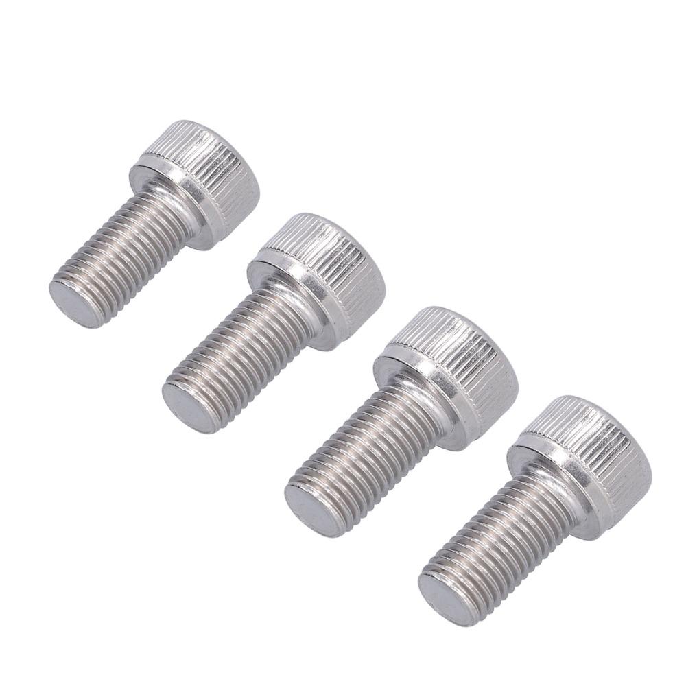 4PCS Stainless Steel Hex Socket Bolt Fastener Hardware  for Engineering, Construction and DIY