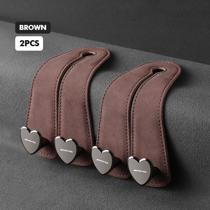 

GLC GLB Car Hooks Suede Seat Back Storage Hanging Hook For Mercedes Benz AMG C180 C300 W124 W176 W177 C200 C260 GLC CLE CLA