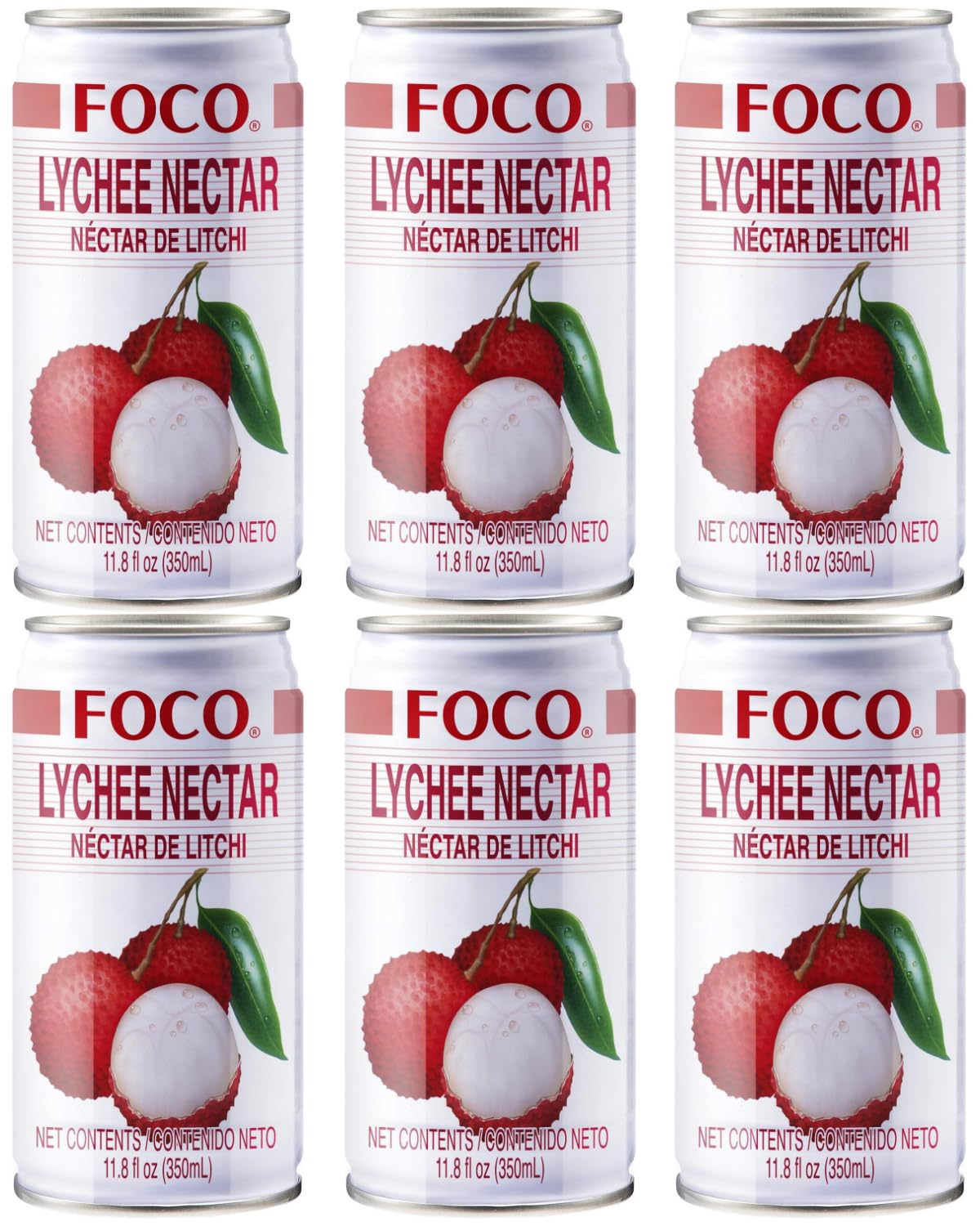 

FOCO Lychee Juice 350ml x 6 bottles