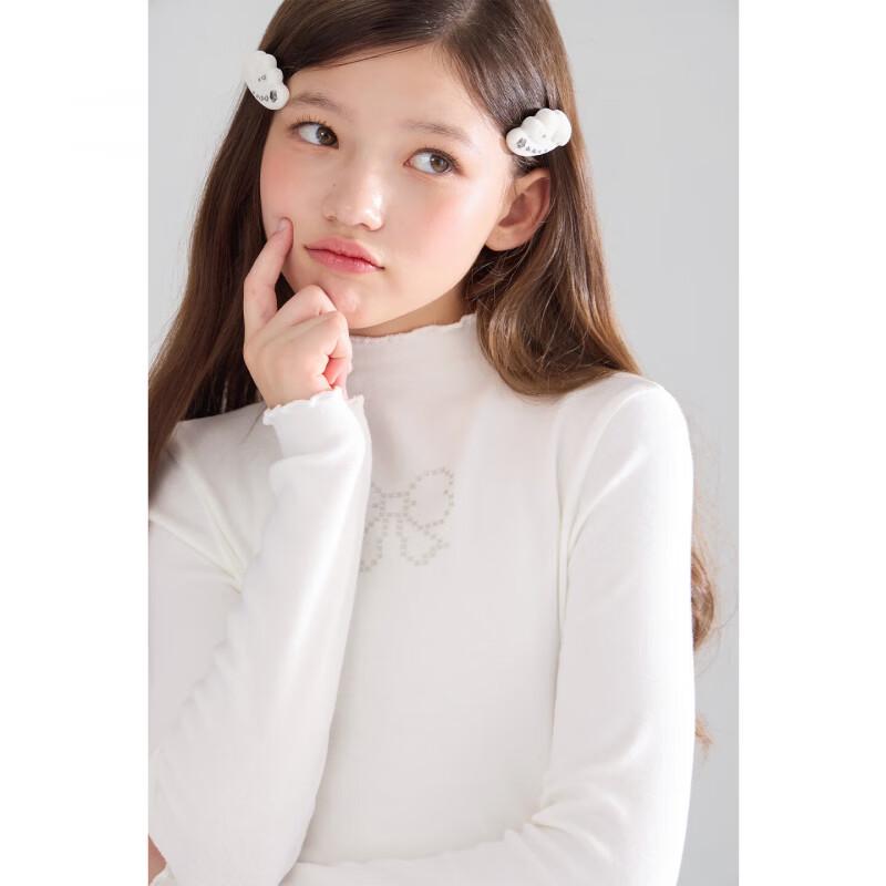 Mucmukn Girls' Thermal Bow-Accent Base Layer