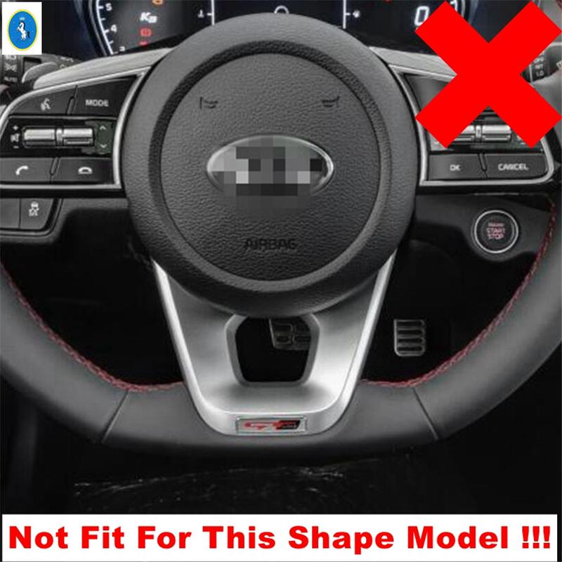 Red Car Gear Shift Head Knob Steering Wheel Decor Frame ABS Accessories Cover Trim For Kia Cerato Forte K3 / Seltos -