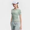 Fila Tennis Fashion Simple Classic Retro Tennis Sports Casual Versatile Comfortable Striped Knitted Short Sleeve Top Women Tops A11W623401FGN