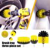 3pcs/set Electric Scrubber Brush Drill Extension Rod All Purpose Cleaner Car Detailing Brush Tool Rim Brush Set Car Cleaning New
