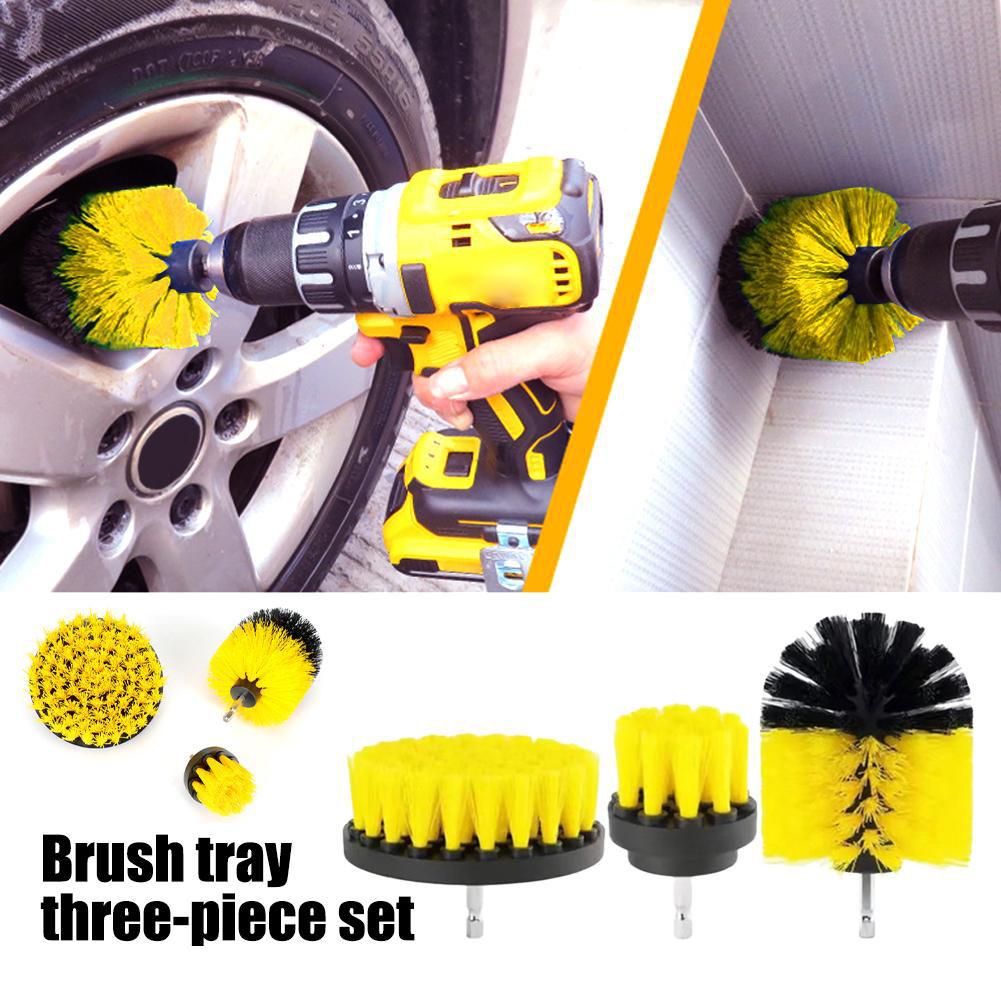 NEW Electric Scrubber Brush Drill Brush Kit Power Drills Scrubber Brush For Carpet Glass Car Tires Nylon Brushes 2/3.5/4 Inch