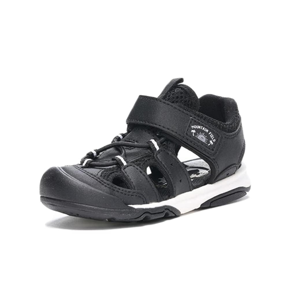 Moonstar MF S007C 2E Kids' Sandals, Black, 16.0 cm,