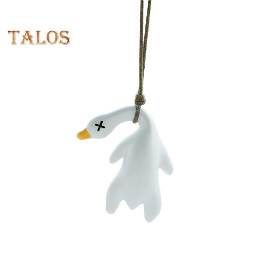 

Украшение для подвески в виде утки из смолы, украшение для салона автомобиля, меняющее цвет украшение в виде утки для сумки-зеркала заднего вида автомобиля белый