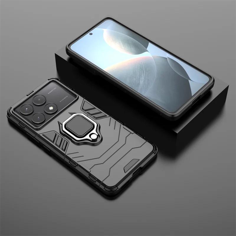 Magnetic Ring Kickstand Phone Case For Xiaomi 14T Pro Armor Bumper Shockproof Back Cover For Xiaomi mI 13T Pro 12T 11T Pro